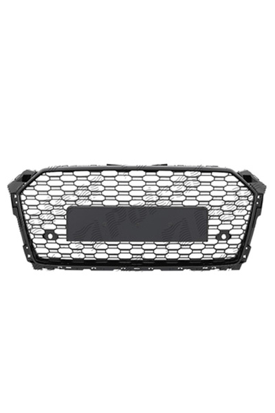 RapidAuto Grila masca fata AUDI A5, 06.2016-,cu 2 gauri pentru Senzori de par...