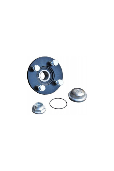 SMARTIC Πλήμνη τροχού τρέιλερ 4x100 με μπουλόνια M12x1.5 και προστατευτικό κα...