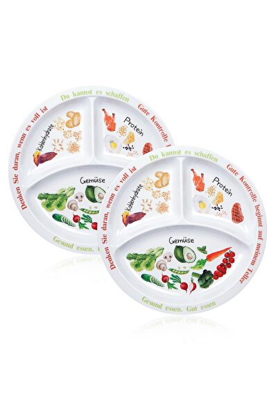 OEM Yuecda Portion Control Plates for Balanced Diet - Healthy Eating Plates f...
