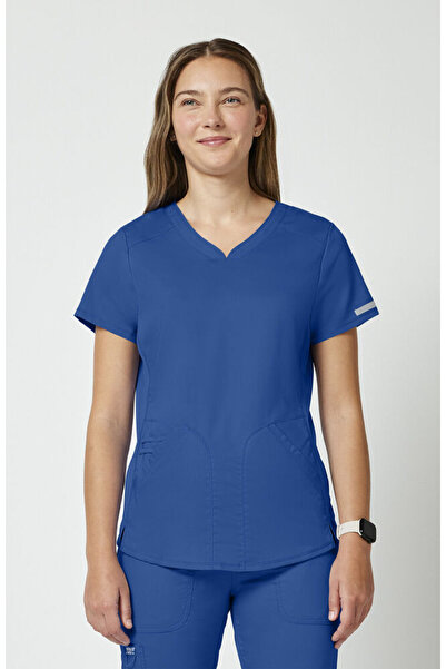 Cherokee Bluza medicala dama Revolution WWE601, maneca scurta, decolteu in V