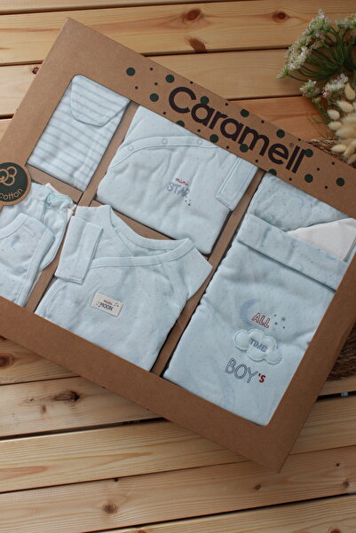 Caramell Barbosa Baby Boy Jacquard (Breathable Fabric) 10-Piece Summer Newbor...