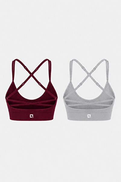 HARSFIT 2’Lİ GRIBA SEAMLESS FITNESS & PİLATES SPOR BÜSTİYER PAKETİ