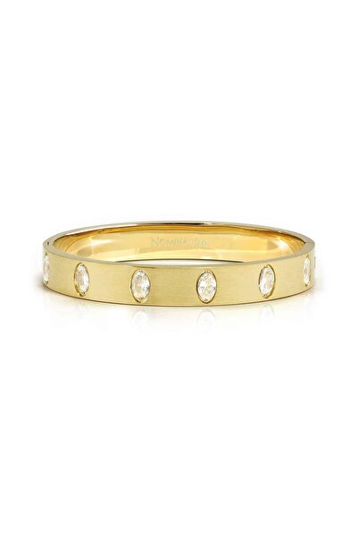 NOMİNATİON Pretty Bangles Gold Paslanmaz Çelik Bileklik – Geniş Model, 6 Oval...