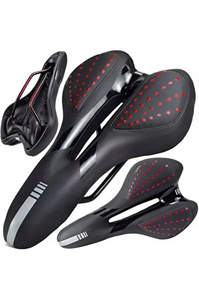 OEM Scaun De Bicicleta, 27.5x23.5 cm, -Piele Cu Umplutura Din Gel, Orificiu P...