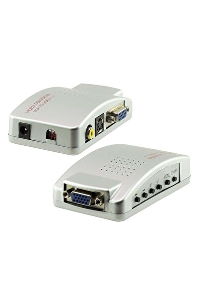 Powermaster محول صور PM-983 من VGA إلى BNC S-Video VGA يدعم دقة 1080 بكسل