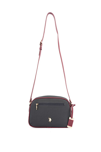 U.S. Polo Assn. Navy Blue-Claret Red Women's Messenger Bag Us26275