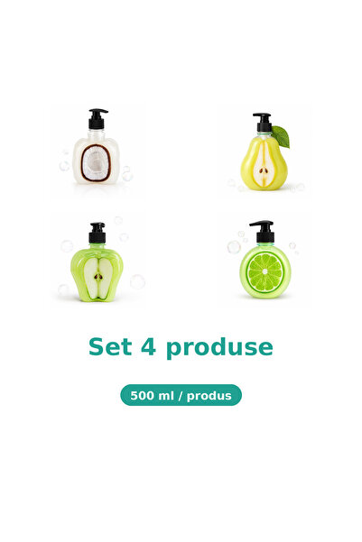 Tasty Set 4 Produse Tasty, Mix Cocos, Pere, Mar Piele Sensibila, Lime