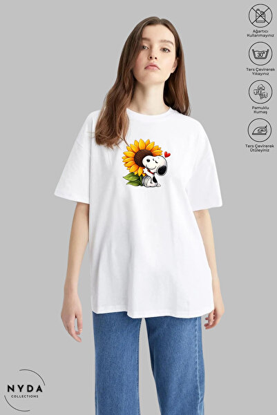 Nyda Collections Unisex majica kratkih rukava sa okruglim izrezom, sa printom...