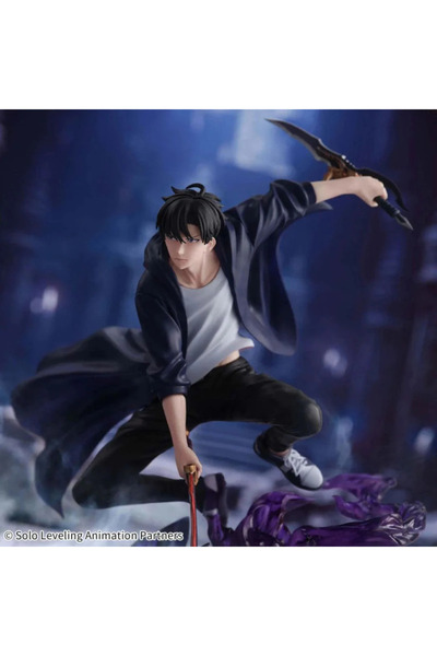 BANDAI Banpresto Aksiyon Figürü Sung Jinwoo Solo Leveling Espresto 21cm anime...