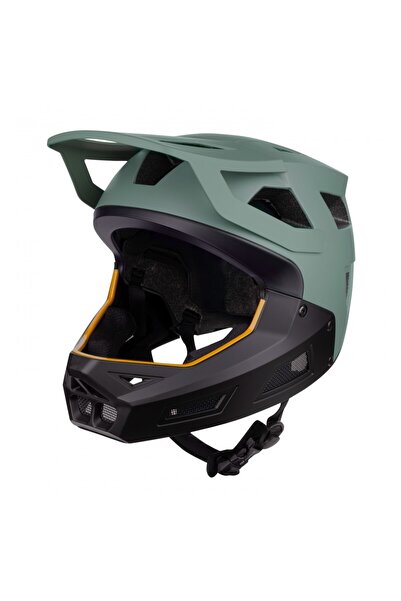 Force Casca DROP downhill, verde-negru L-XL (58-61 cm)