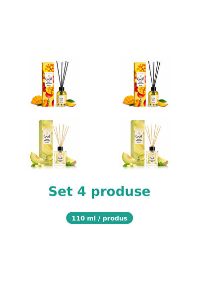 Golf Set 4 Produse Golf, Mix 2x Mango, 2x Melon