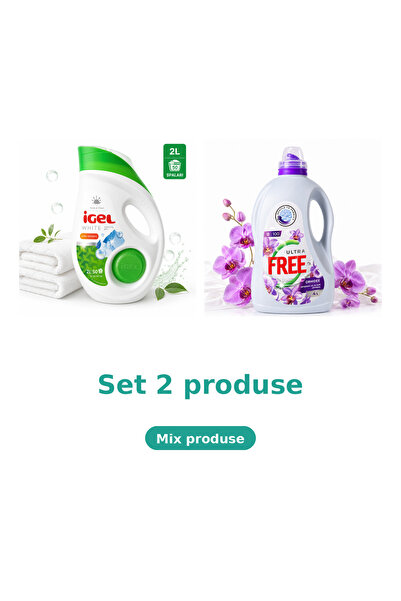 Igel Rufe, Set 2 Produse: White, Orhidee