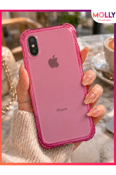 Molly Color Transition Transparent Silicone Case with Reinforced Corners for ...