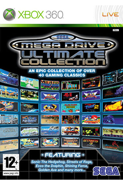 SEGA Mega Drive Απόλυτη Συλλογή Κλασικών Παιχνιδιών Έκδοση Xbox 360