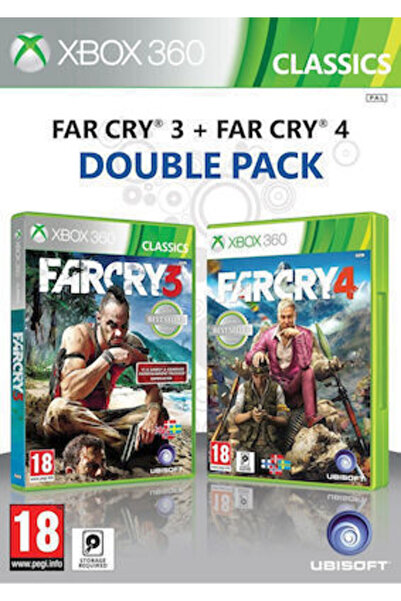 MICROSOFT Far Cry 3 Far Cry 4 Διπλό Πακέτο Xbox 360 Νέο
