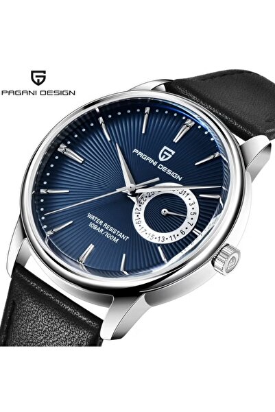 Pagani design Mens Watch Waterproof Chronograph Date Watch for Men Leather St...