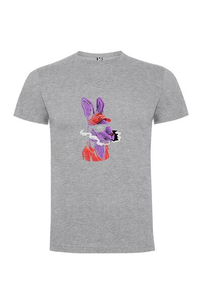 iLovePrints Glamorous Bunny Gangster Tshirt