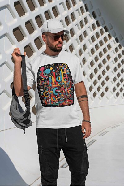 iLovePrints Colorful Abstract Art Tshirt