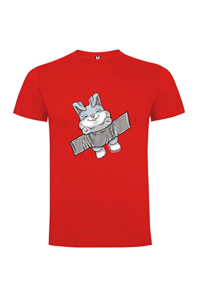 iLovePrints Pink Bunny Sketch Tshirt