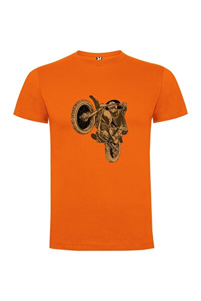 iLovePrints Dirt-Drifting Motorcycle Maverick Tshirt
