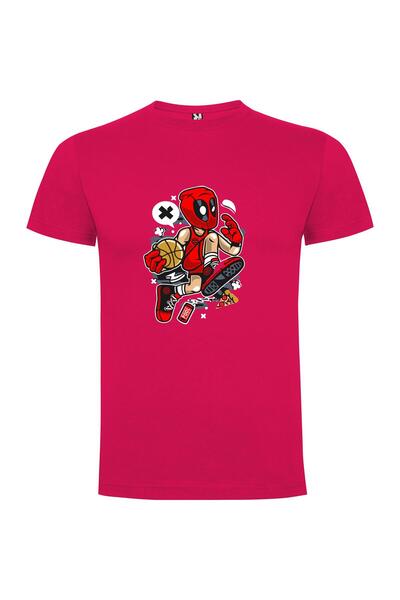 iLovePrints Iconic Hand-Painted Deadpool Tshirt