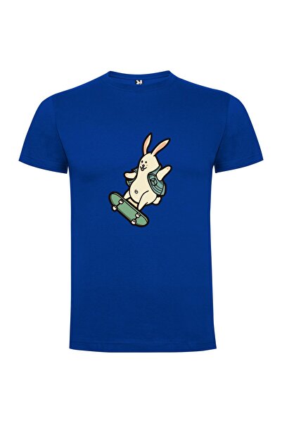 iLovePrints Bunny Skater Chic Tshirt
