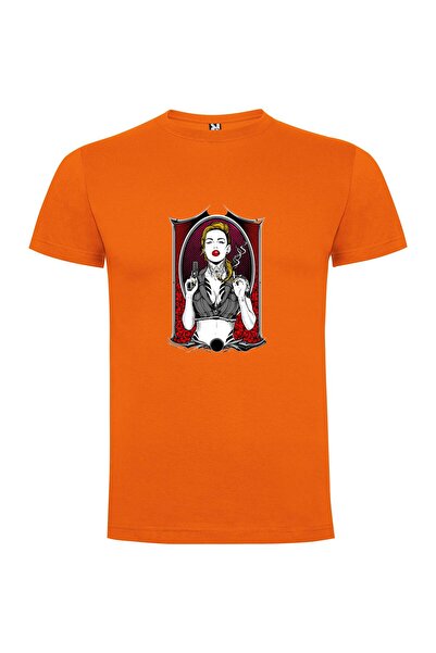 iLovePrints Gunsmoke Femme Fatale Tshirt