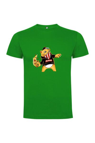 iLovePrints Feline Pizza Heroes Tshirt