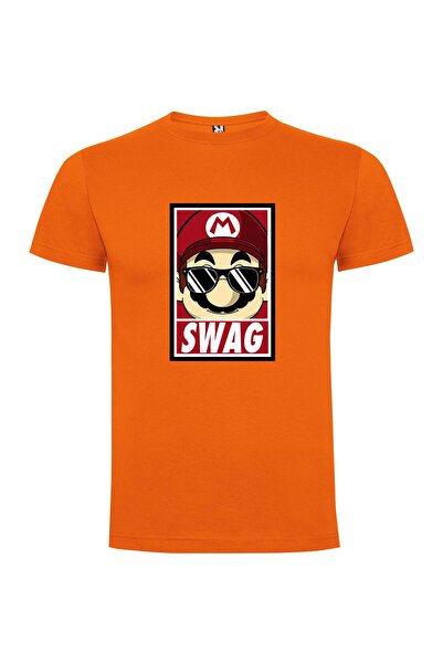 iLovePrints Mario's Swag Portrait Tshirt