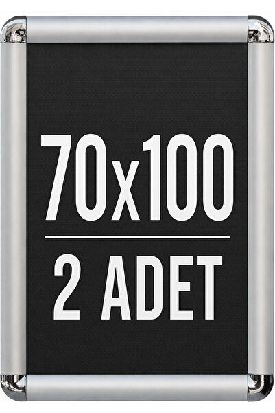 OfisDS 2 ADET - 25 mm B1(70X100) Rondo Köşe Alüminyum Aç-Kapa Çerçeve – Poste...