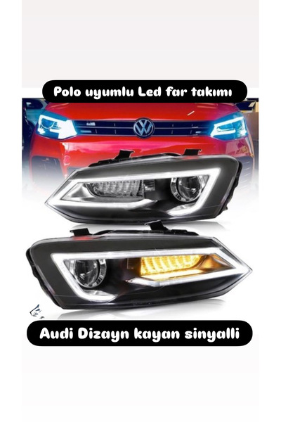 SY Polo audi dizayn Led far takımı