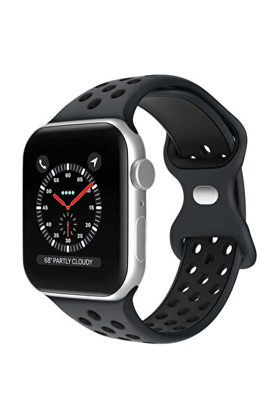 Kasse Δίχρωμο λουράκι σιλικόνης για Apple Watch SE3/SE2/SE/11/10/9/8/7/6/5/4/...