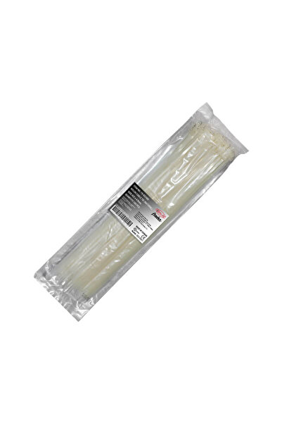 Generic Διάφανα Λευκά Δεματικά καλωδίων - tire up, 432 x 4,8 mm, 100τμχ