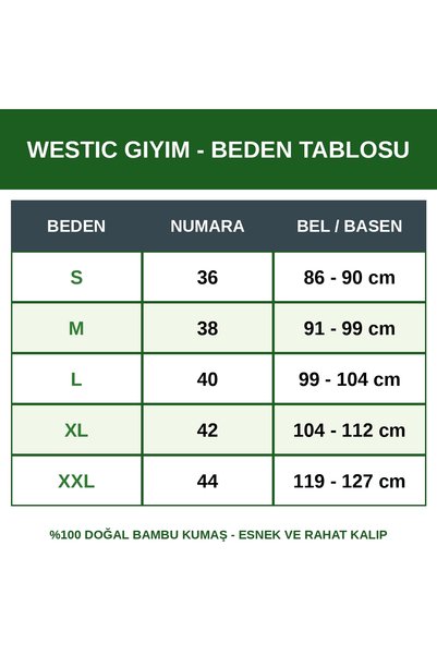 westicgiyim 2'li Paket Bambu Bato Külot Seti - Nefes Alan Yumuşak Dokulu Yüksek Bel Çamaşır