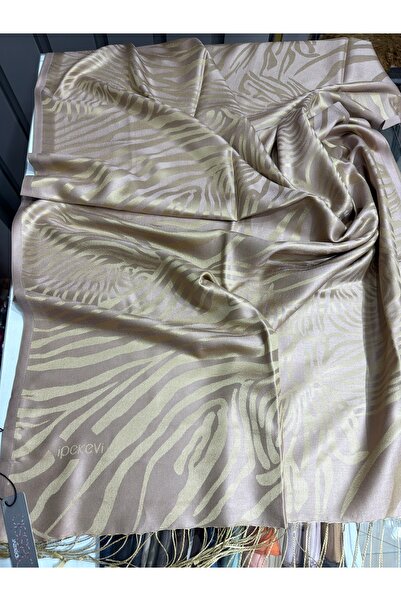 ipekevi Zebra Patterned Silk Shawl Vip Series Foundation
