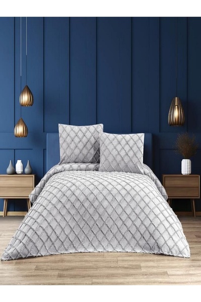 BRL ÇEYİZ HOME Cotton Double 3-Piece 240X260 Bedspread with 2 Pillowcases