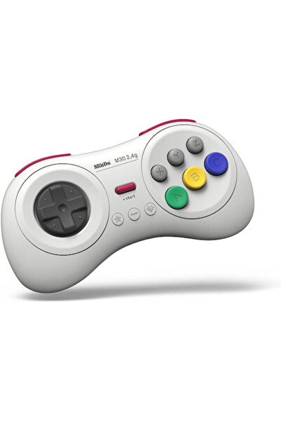8Bitdo M30 2.4g Ασύρματο Χειριστήριο για Switch Λευκό