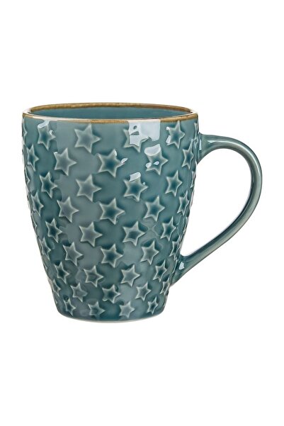 OEM Cană din ceramică multicolor 350ml, stele 3D