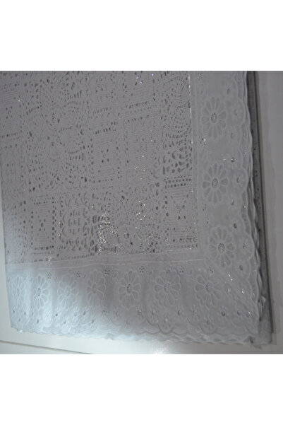 ERKSOLHOME LACE LÜX PVC KAPLAMALI DANTEL KENARLI MASA ÖRTÜSÜ