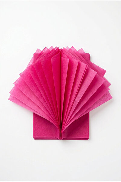 CREAPACK Pembe Pelur Kağıdı, 20 Adet 25x35 cm, Renkli Paketleme Kağıdı