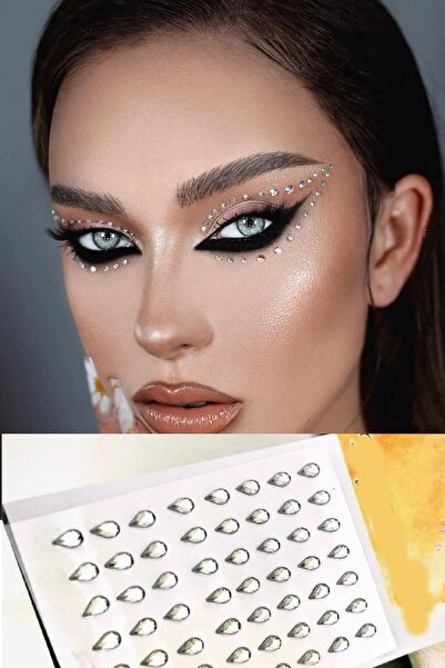RELATOS Damla Kristal Işıltılı Sticker Yüz Ve Vücut Makyaj Taşı ( 110 Adet )