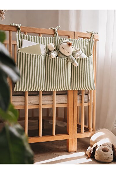 ETERNAL SUNSHINE Baby Crib Bed Edge Organizer Crib Organizer Baby Bedside Org...