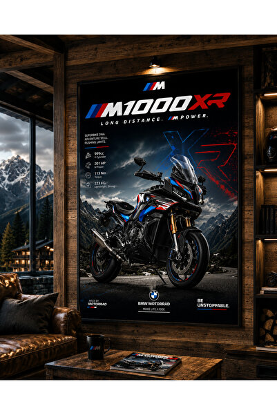 dwarıa BMW M1000XR Premium Poster | Adventure Sport Efsanesi | 35x50 & 50x70