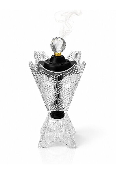 Noor Luxury Acrylic Incense Burner with Geometric Design Lid for Modern Decor...