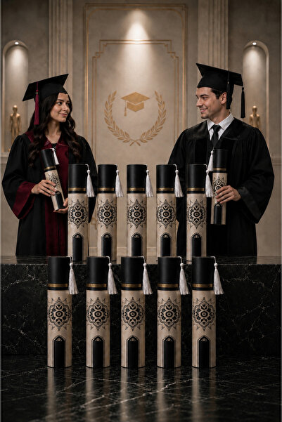 PULİNİN DÜKKANI 10-Piece Graduation Diploma Box Set – Graduation Ceremony, Gr...