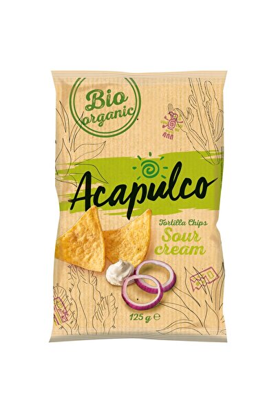 ACAPULCO Tortilla chips cu smantana si ceapa,