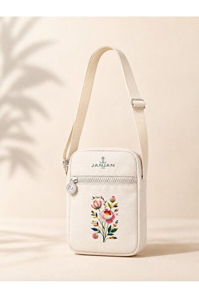JANJAN Women's Crossbody Chest and Shoulder Bag, Phone Wallet Bag, Cream Bag,...