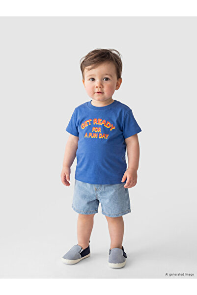 LC Waikiki Sparkling Choices from Shining Store Printed Baby Boy Shorts Set