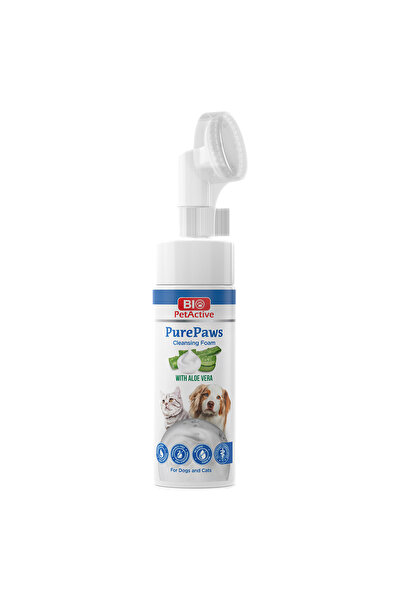 Bio PetActive PurePaws Spumă de curățare pentru câini și pisici, 150 ml