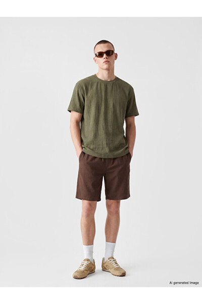 LC Waikiki Esvab • Modern & Distinctive Standart Fit Linen Look Men's Shorts